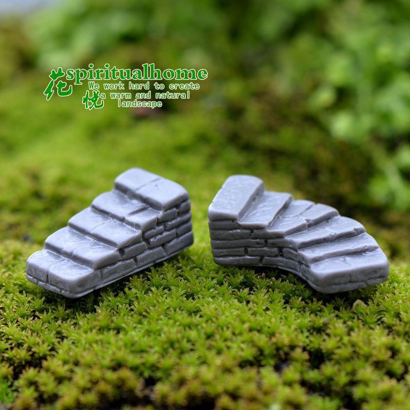 Tiểu cảnh bậc thang nhỏ trang trí chậu cây mọng nước DIY (ZC-1079)