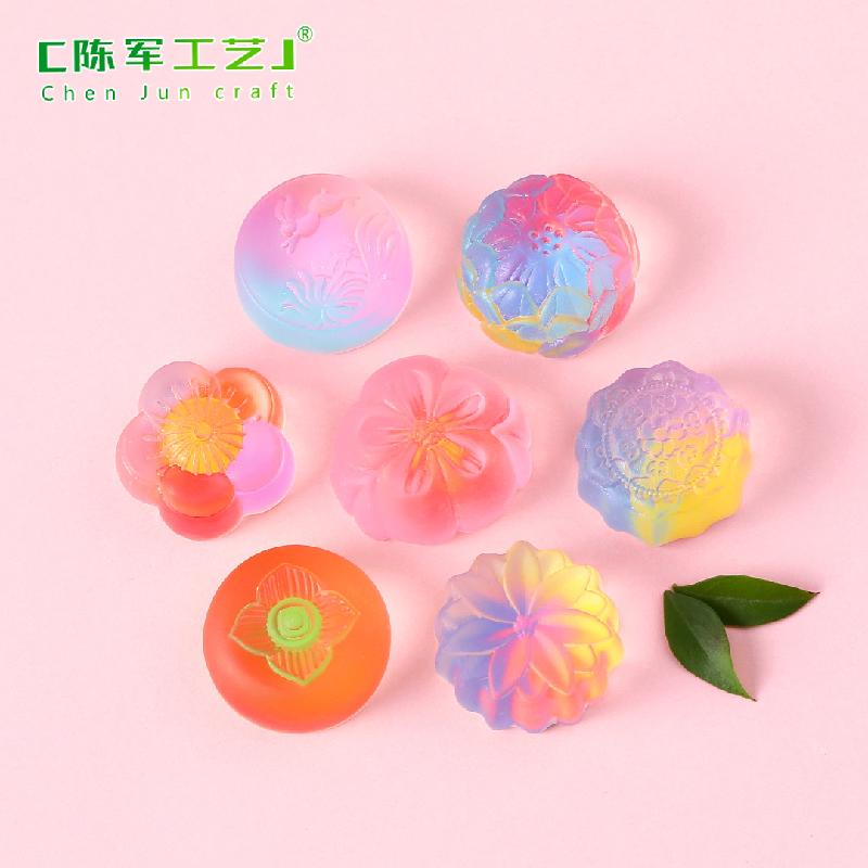 Tiểu cảnh trung thu trang trí tủ lạnh bằng mooncake resin (TZC-660)