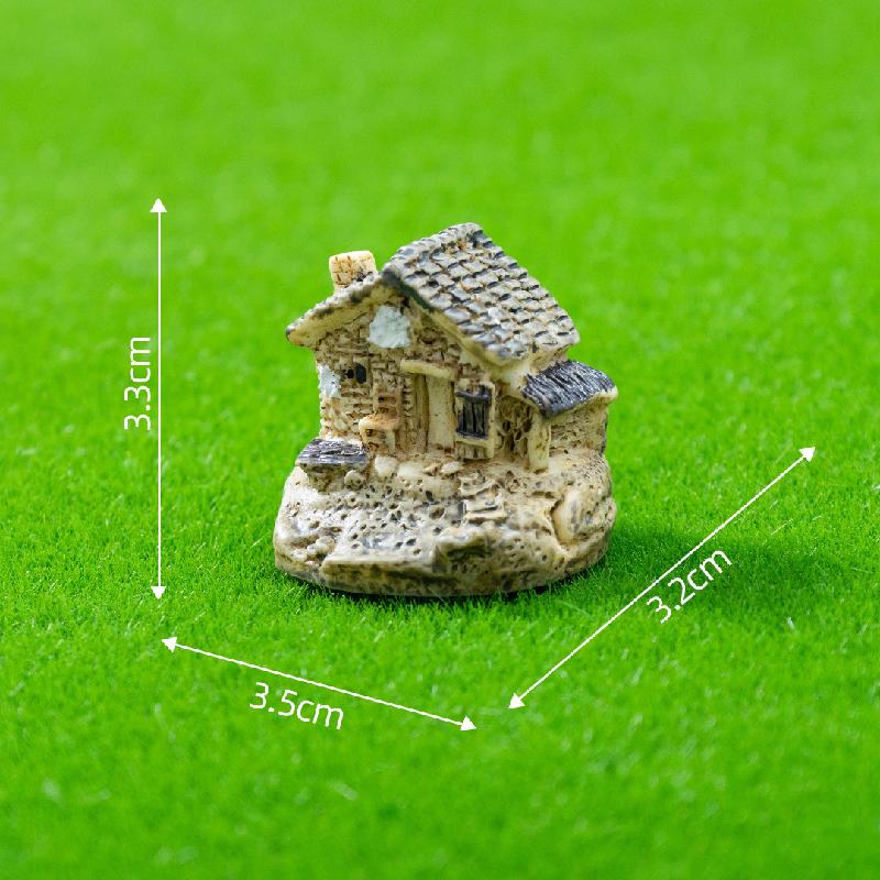 Tiểu cảnh nhà nhỏ Zakka, trang trí chậu cây với 8 mẫu (ZC-297)