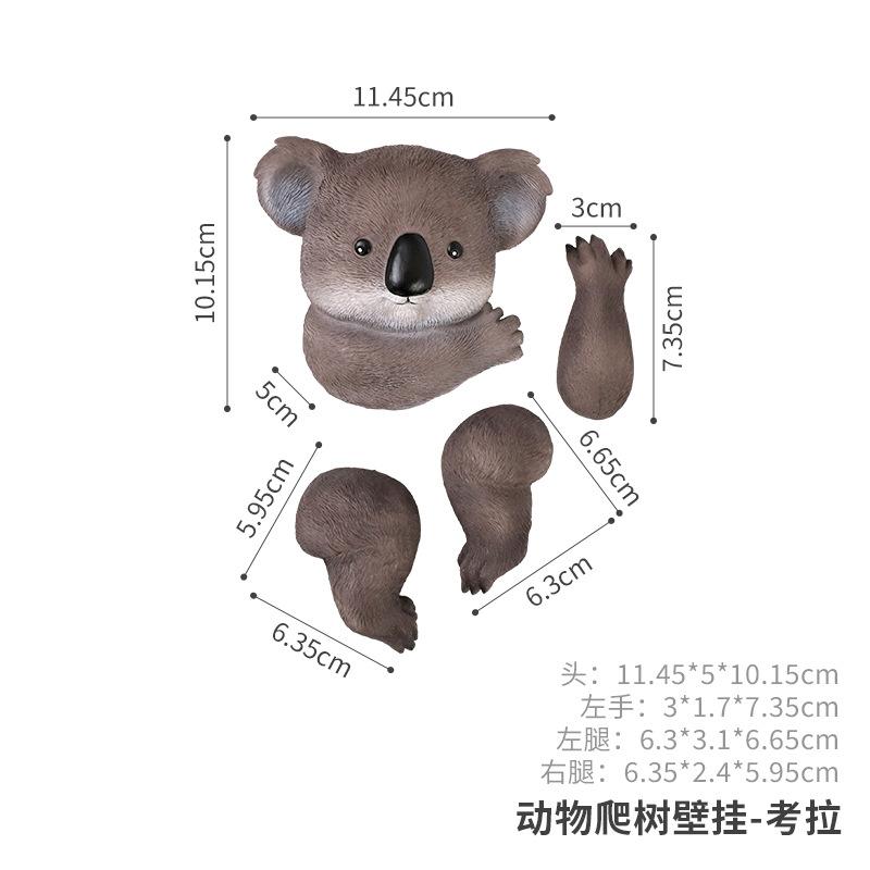 Móc treo động vật leo cây resin, phụ kiện tiểu cảnh sân vườn, đồ trang trí ngoài trời (RG-228)