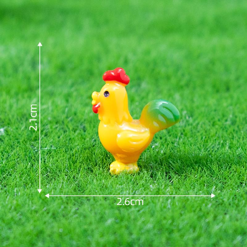Gà con ngơ ngác mini trang trí sân vườn (PK-736)