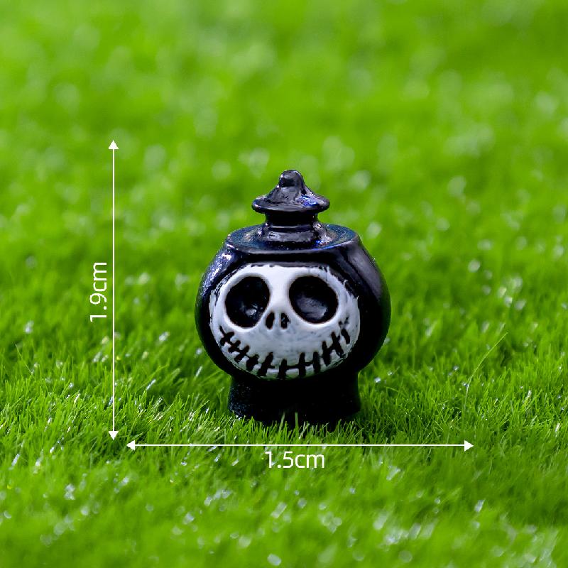 Tiểu cảnh Halloween, bí ngô và ma, trang trí mini DIY (TZC-318)