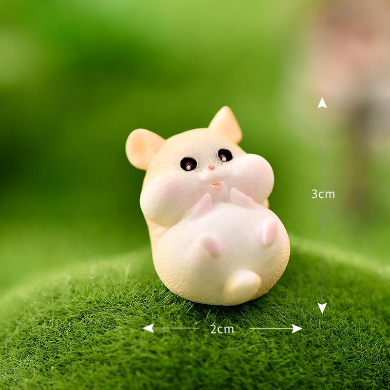 Chuột hamster dễ thương tiểu cảnh trang trí DIY (TZC-641)