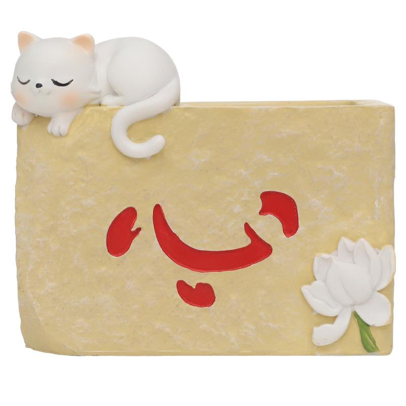 Chậu cây mọng nước hình thắng cảnh Tuyền Châu resin, đồ thủ công văn hóa, trang trí bàn và sân vườn (RG-221)