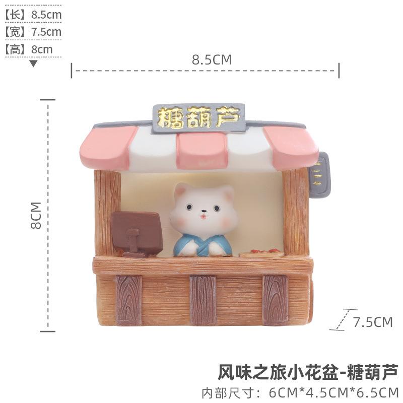 Chậu cây mọng nước hình thỏ resin, chậu mini trang trí bàn, ban công, tiểu cảnh DIY (RG-47)