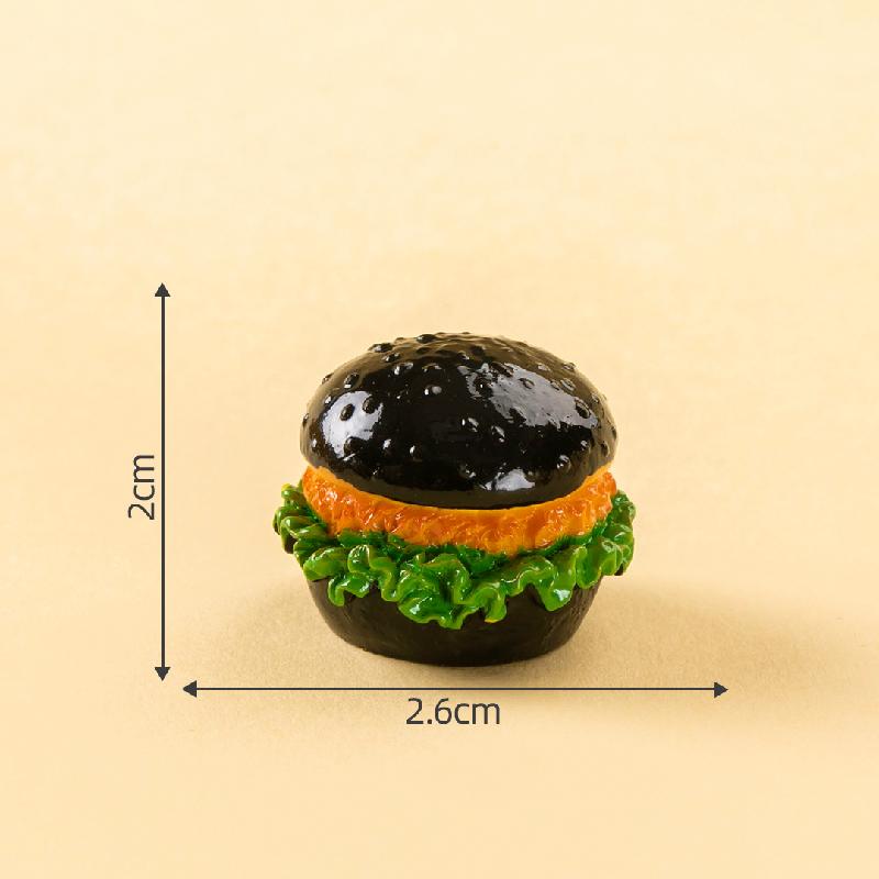 Tiểu cảnh bánh burger và taco, phụ kiện trang trí mini (TZC-410)