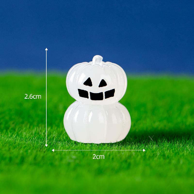 Tiểu cảnh bí ngô ma, trang trí Halloween phát sáng mini (TZC-240)