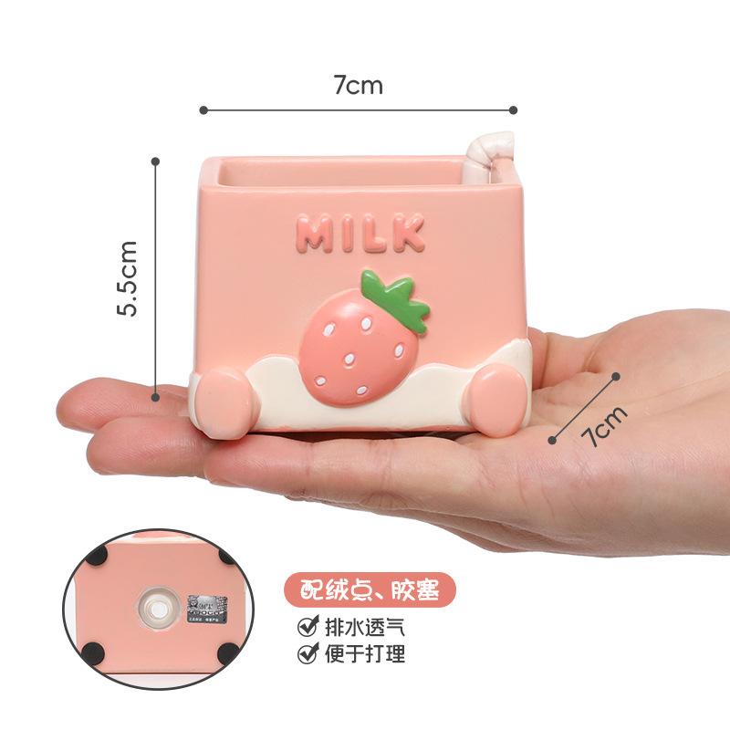 Bình hoa cắm hoa giả và cây thủy sinh, bình trang trí resin tối giản, dùng cho văn phòng và bàn làm việc (RG-199)