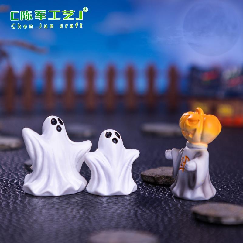 Tiểu cảnh Halloween bí ngô ma quỷ, trang trí DIY mini (TZC-107)