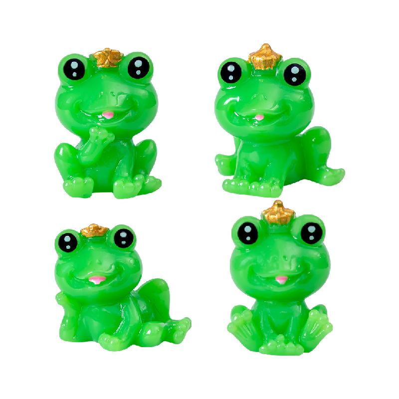 Tiểu cảnh ếch hoàng tử mini trang trí chậu cây rêu DIY (ZC-1149)