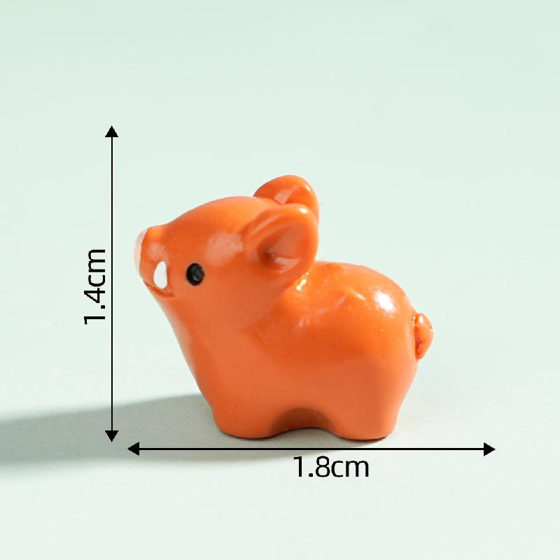 Heo con dễ thương – Mô hình tiểu cảnh mini trang trí sân vườn, bàn làm việc (M-1375)