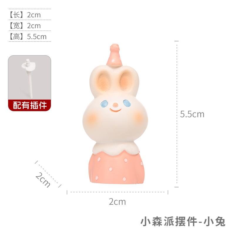 Cắm trang trí tiểu cảnh hình động vật resin, phụ kiện cắm chậu cây mọng nước, trang trí sân vườn (RG-96)