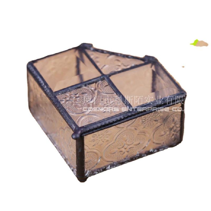 Nhà kính vuông cắt góc, sen đá rêu cảnh (DG-197)