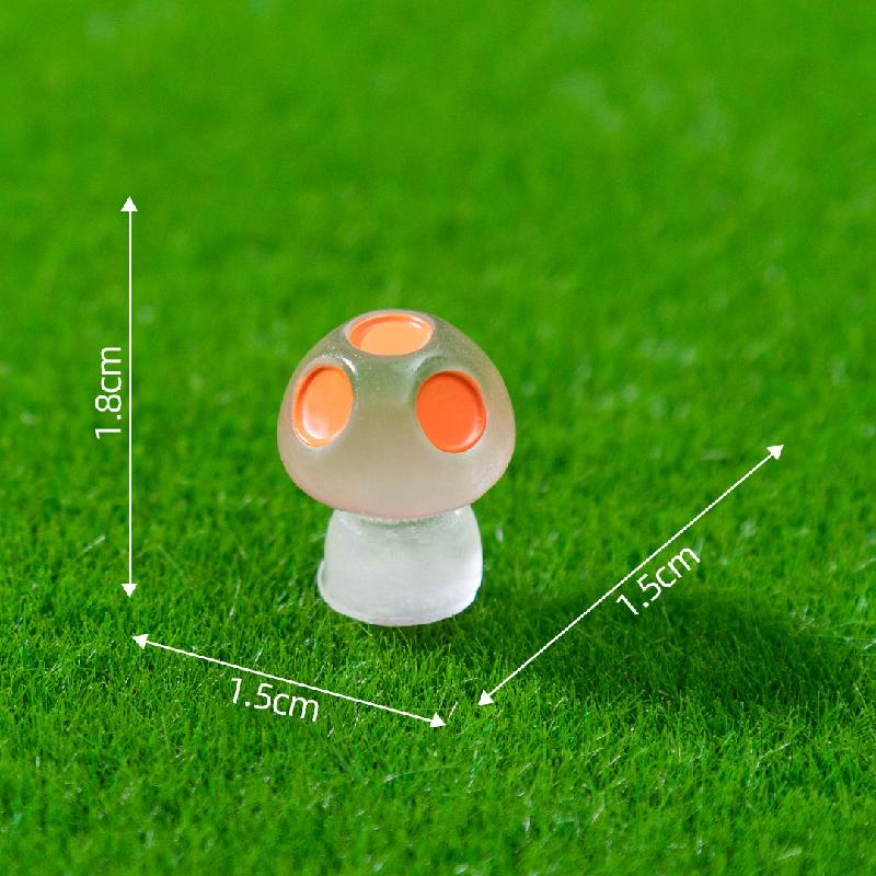 Tiểu cảnh nấm phát sáng, phụ kiện treo trang trí cây cảnh (ZC-474)