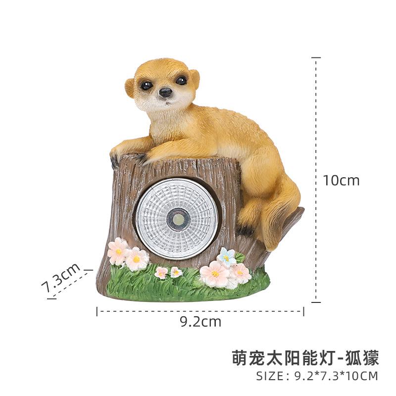 Đèn sân vườn năng lượng mặt trời hình động vật, đèn cảm biến trang trí sân vườn, ban công và sân nhà (RG-209)