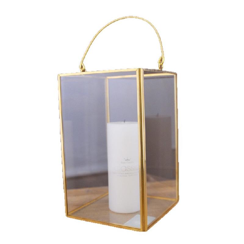 Đèn nến kính phong cách Bắc Âu cổ điển (DG-112)