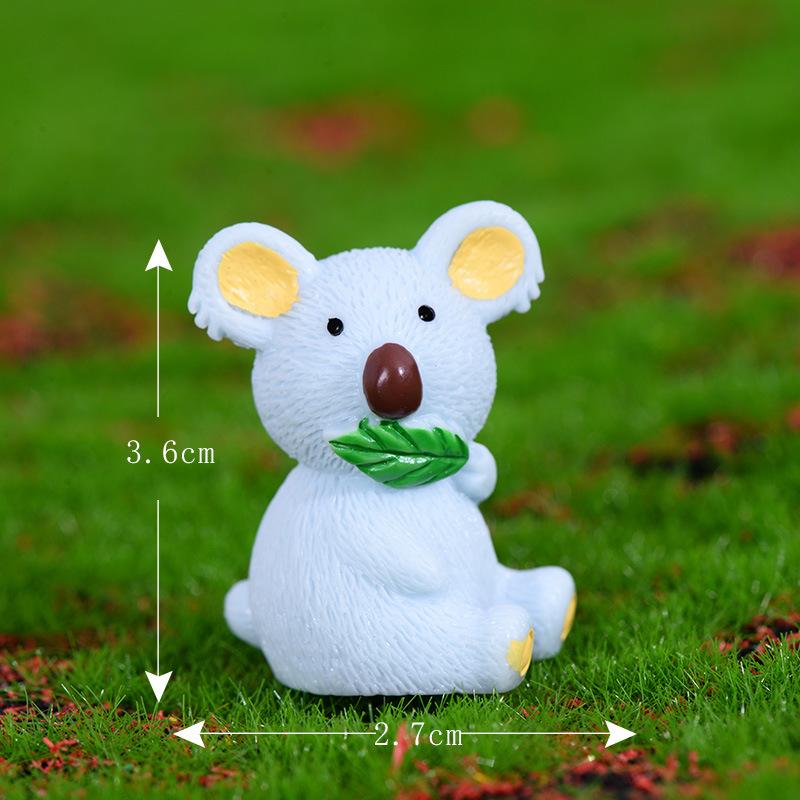 Gấu túi koala resin tiểu cảnh trang trí sáng tạo DIY (TZC-686)