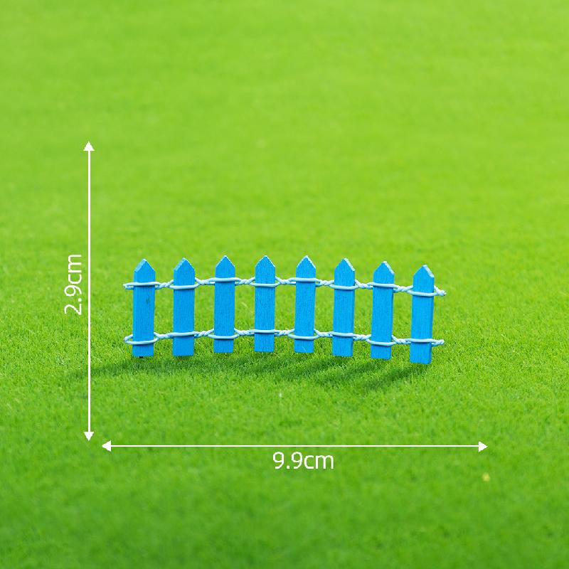 Hàng rào gỗ trắng mini, phụ kiện trang trí DIY tiểu cảnh (ZC-19)