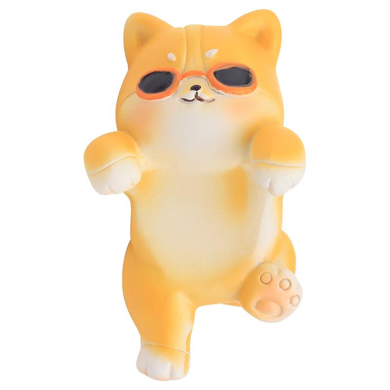Tượng Corgi resin phong cách Zakka, phụ kiện bể bò sát, hồ cá, tiểu cảnh và chậu cây (RG-245)