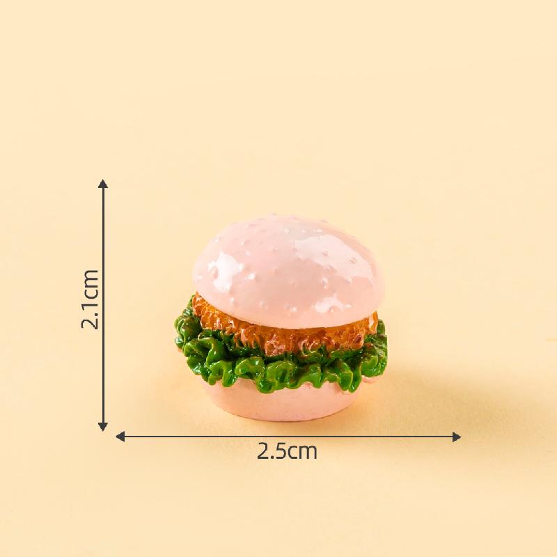 Tiểu cảnh bánh burger và taco, phụ kiện trang trí mini (TZC-410)