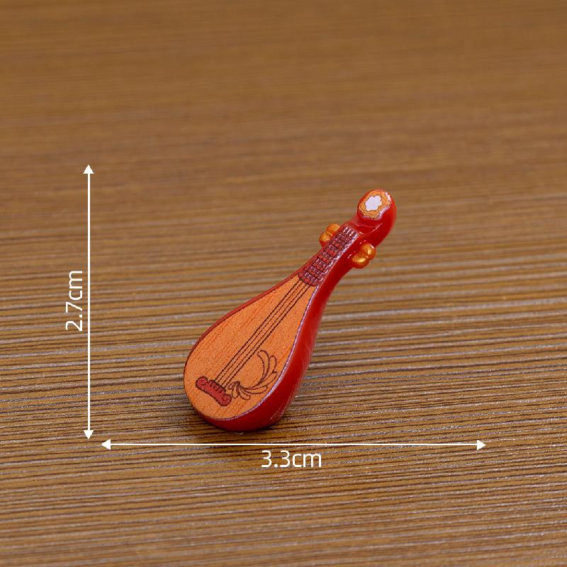 Tiểu cảnh nhạc cụ: piano, guitar, đàn tỳ bà, trang trí mini (ZC-171)