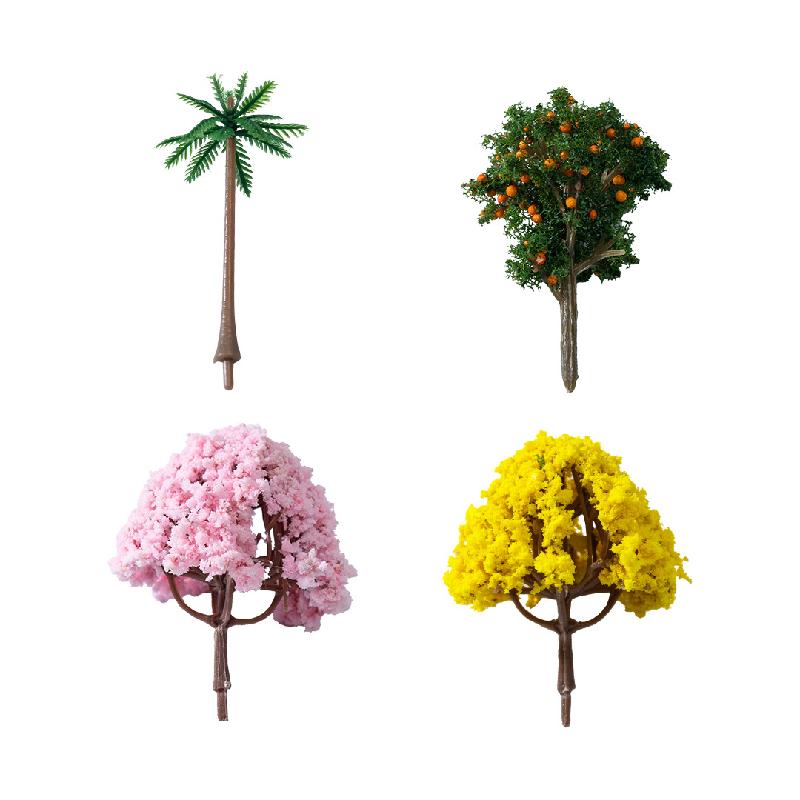 Tiểu cảnh cây táo, hoa giả, trang trí cây cảnh DIY mini (ZC-105)