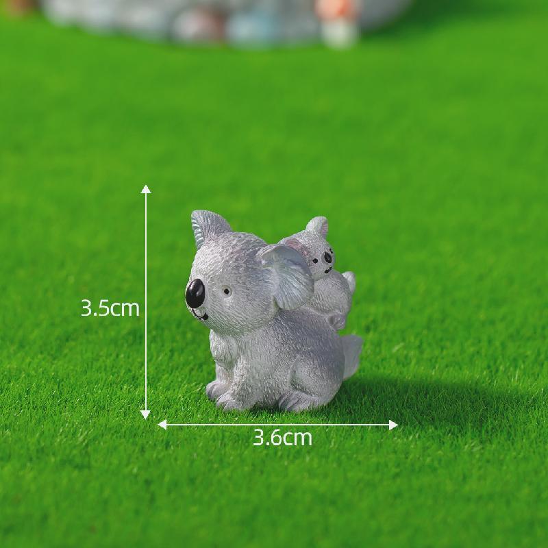 Tiểu cảnh koala dễ thương, phụ kiện trang trí cây cảnh mini (TZC-618)