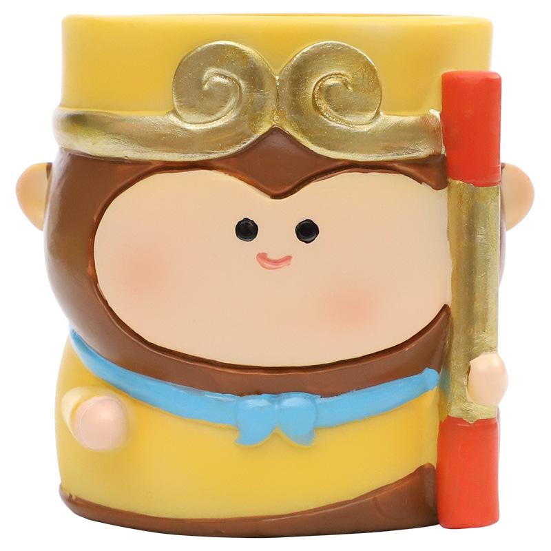 Chậu cây mini resin chủ đề Tây Du Ký, chậu mọng nước để bàn, trang trí cửa sổ và nhà (RG-84)