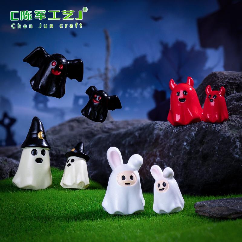 Tiểu cảnh Halloween ma nhỏ, phụ kiện trang trí DIY (TZC-122)