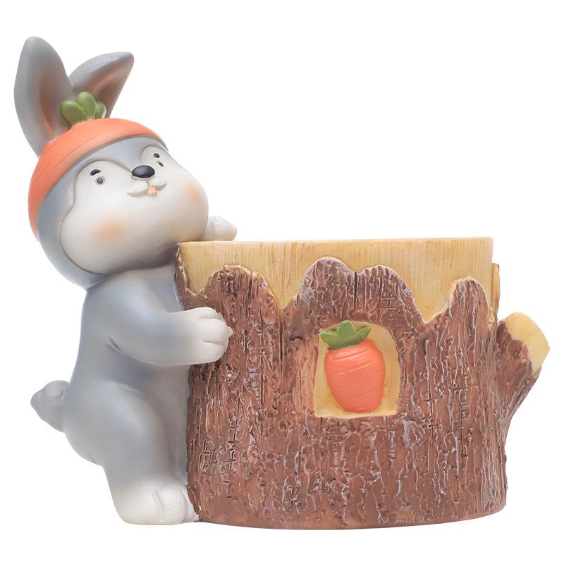 Chậu cây mọng nước hình mùa thu hoạch resin, chậu mini trang trí nhà, bàn làm việc và tiểu cảnh (RG-81)