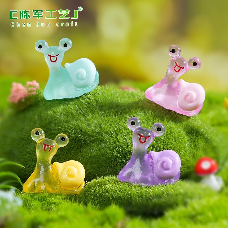 Ốc sên phát sáng – Mô hình ốc dạ quang, trang trí tiểu cảnh (M-909)