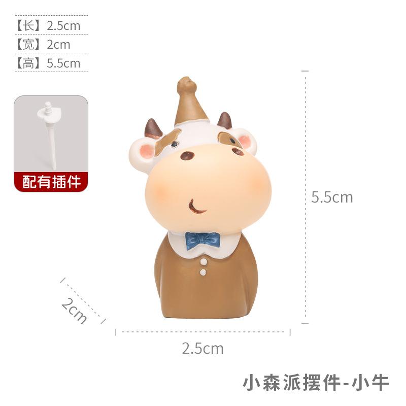 Cắm trang trí tiểu cảnh hình động vật resin, phụ kiện cắm chậu cây mọng nước, trang trí sân vườn (RG-96)
