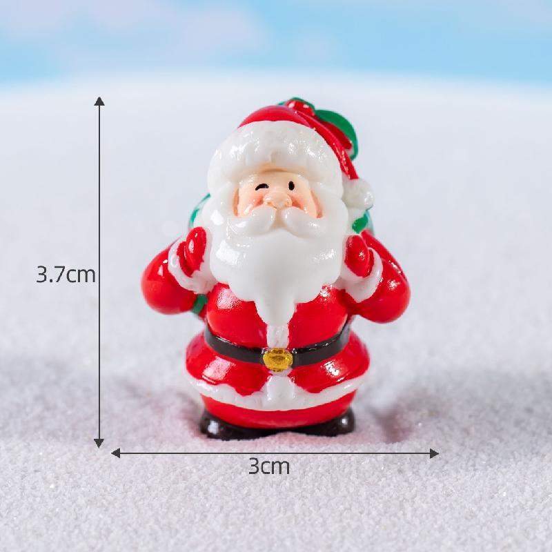 Tiểu cảnh ông già Noel, người tuyết, quả cầu tuyết mini (TZC-32)