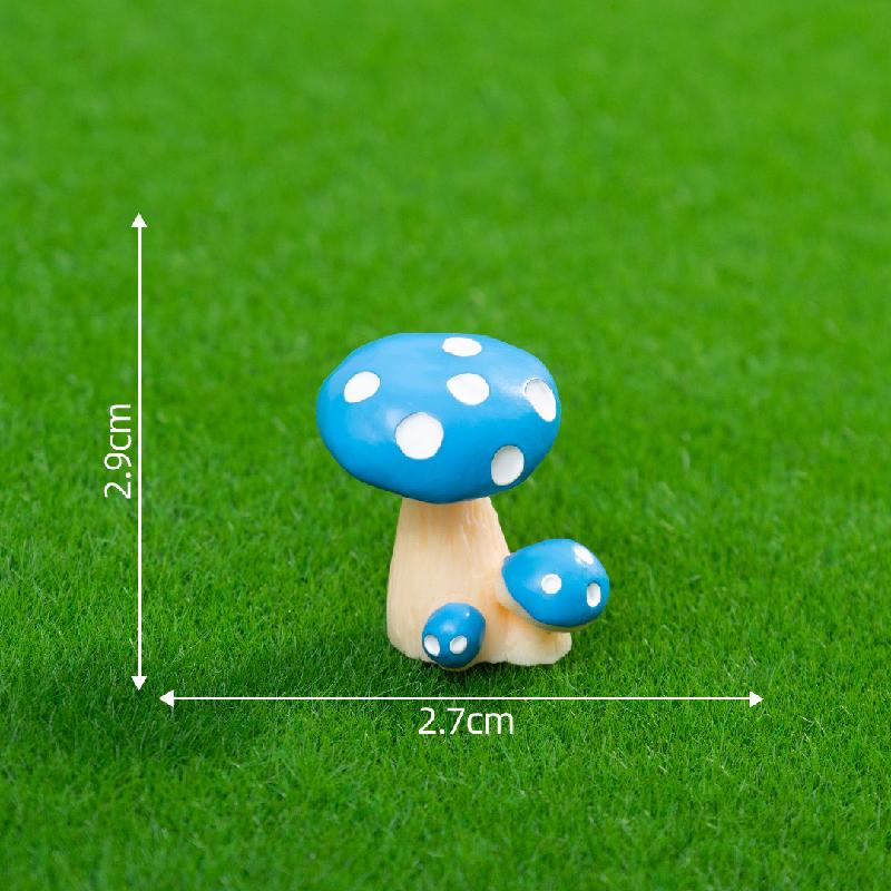 Tiểu cảnh nấm nhựa, trang trí DIY mini, tiểu cảnh dễ thương (ZC-8)