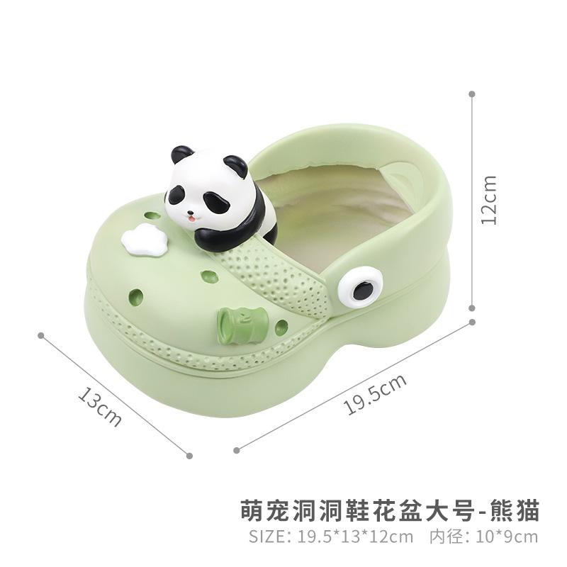 Chậu cây hình dép Crocs resin cỡ lớn, chậu mọng nước mini, trang trí sân vườn và tiểu cảnh (RG-239)