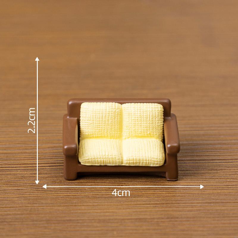 Đồ nội thất giả nhỏ, sofa, tủ trà, tiểu cảnh mini (ZC-7)