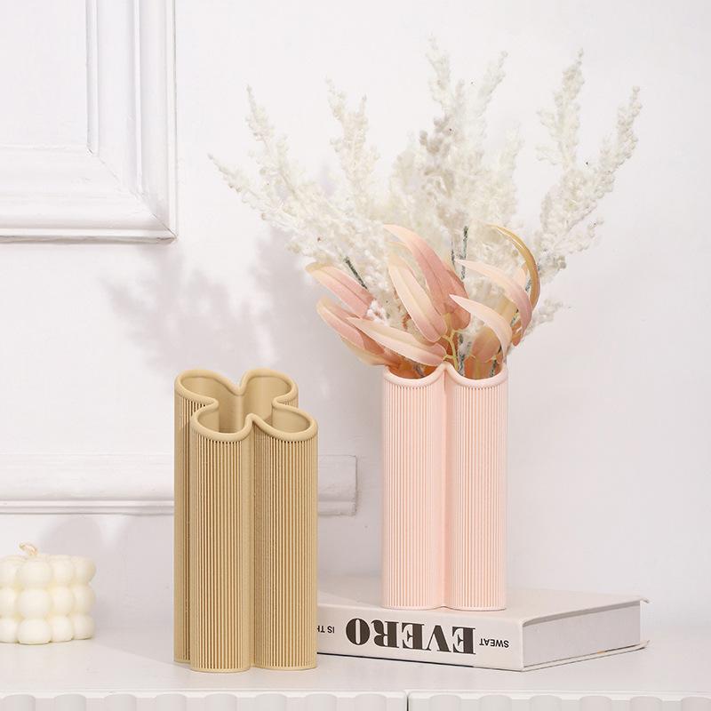 Bình hoa trang trí resin, bình cắm hoa giả và cây thủy sinh, bình hoa khô tối giản cho văn phòng và bàn làm việc (RG-200)