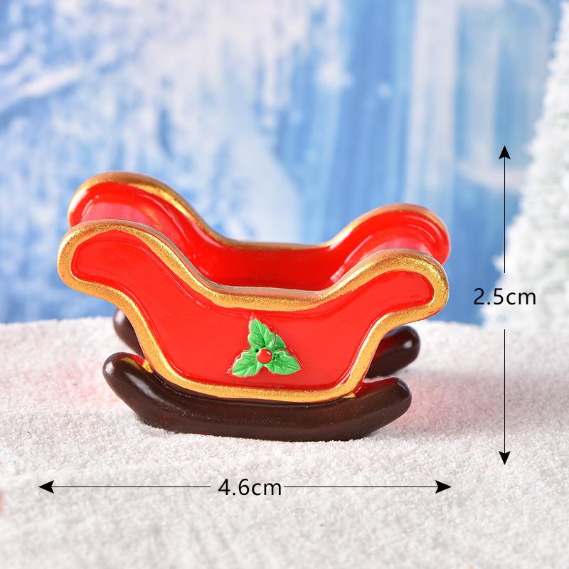 Tiểu cảnh gậy Giáng Sinh, người tuyết và ông già Noel mini (TZC-334)