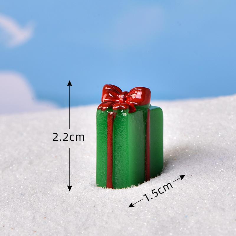 Tiểu cảnh gậy Giáng Sinh, người tuyết và ông già Noel mini (TZC-334)