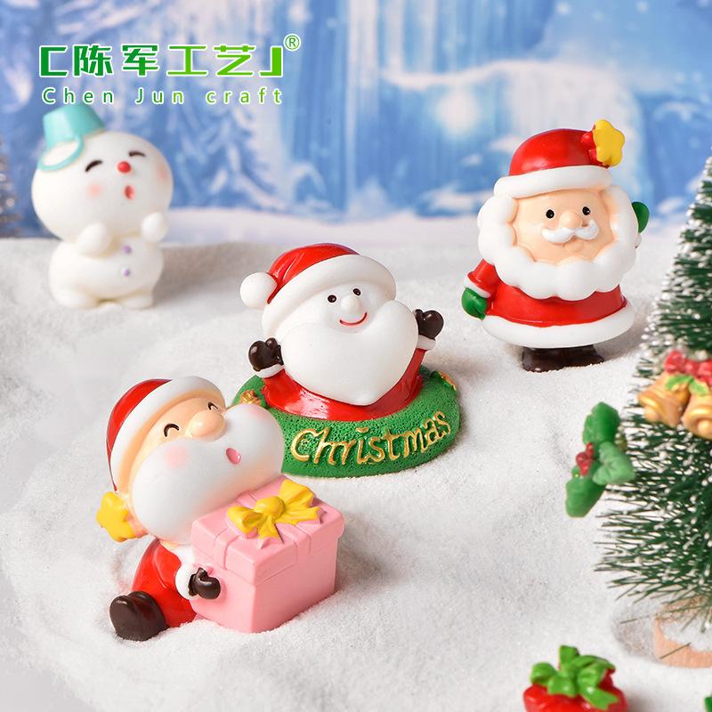 Tiểu cảnh Noel, ông già Noel, người tuyết cho quả cầu (TZC-79)