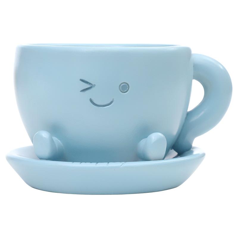Chậu cây mọng nước resin sáng tạo, chậu mini trang trí ban công, bàn làm việc và tiểu cảnh (RG-198)