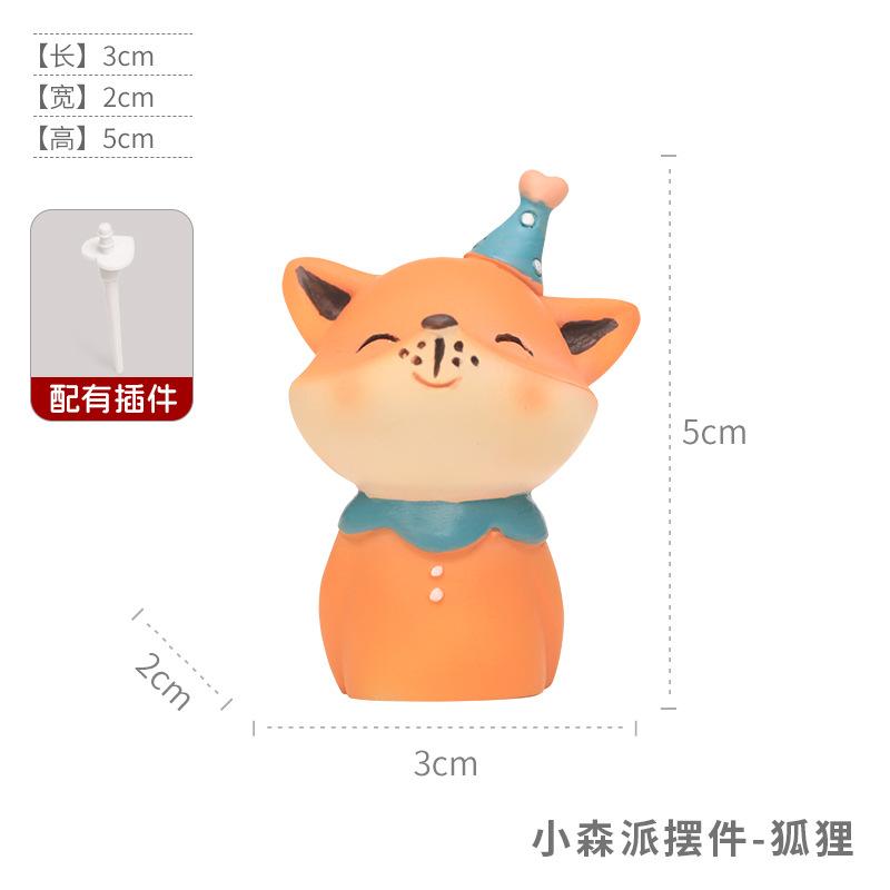 Cắm trang trí tiểu cảnh hình động vật resin, phụ kiện cắm chậu cây mọng nước, trang trí sân vườn (RG-96)