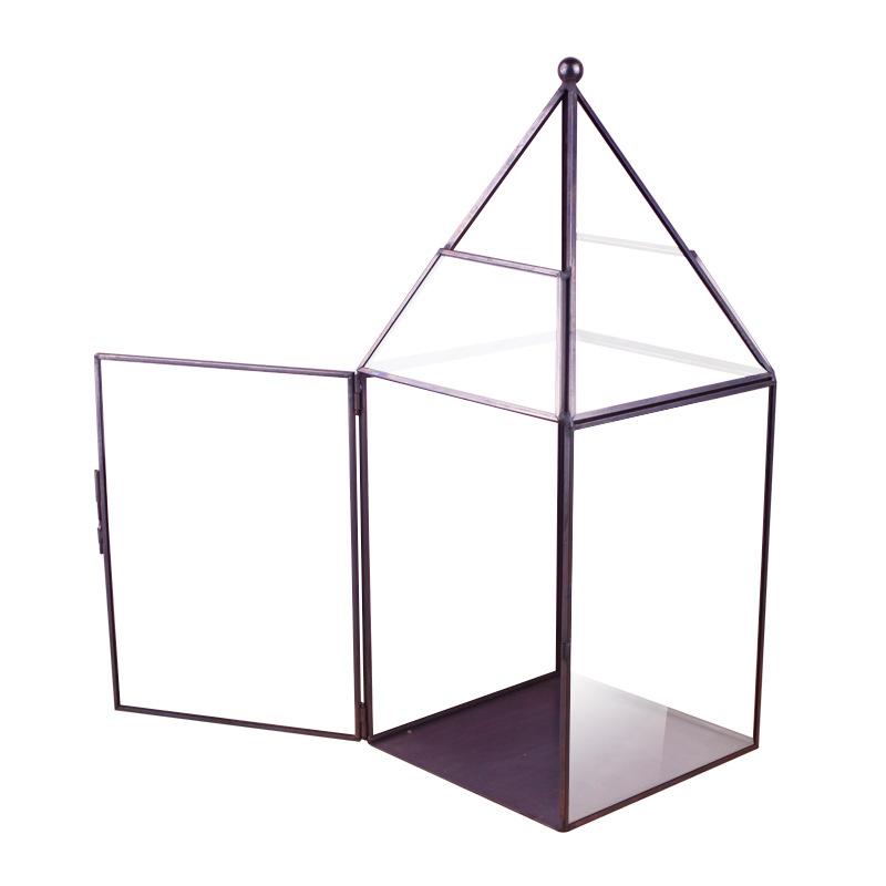 Đèn nến kính viền đồng Bắc Âu (DG-188)