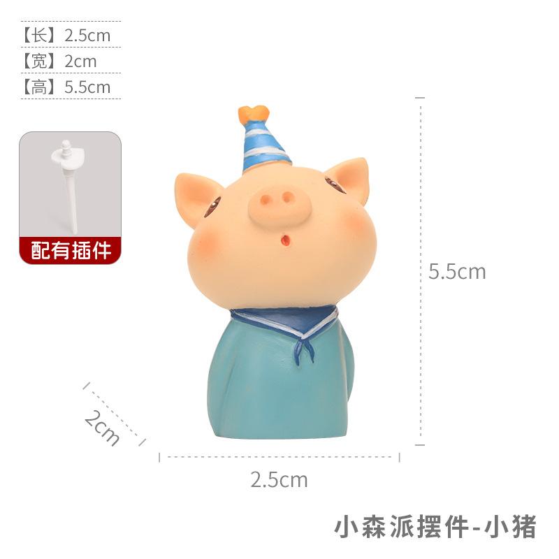 Cắm trang trí tiểu cảnh hình động vật resin, phụ kiện cắm chậu cây mọng nước, trang trí sân vườn (RG-96)