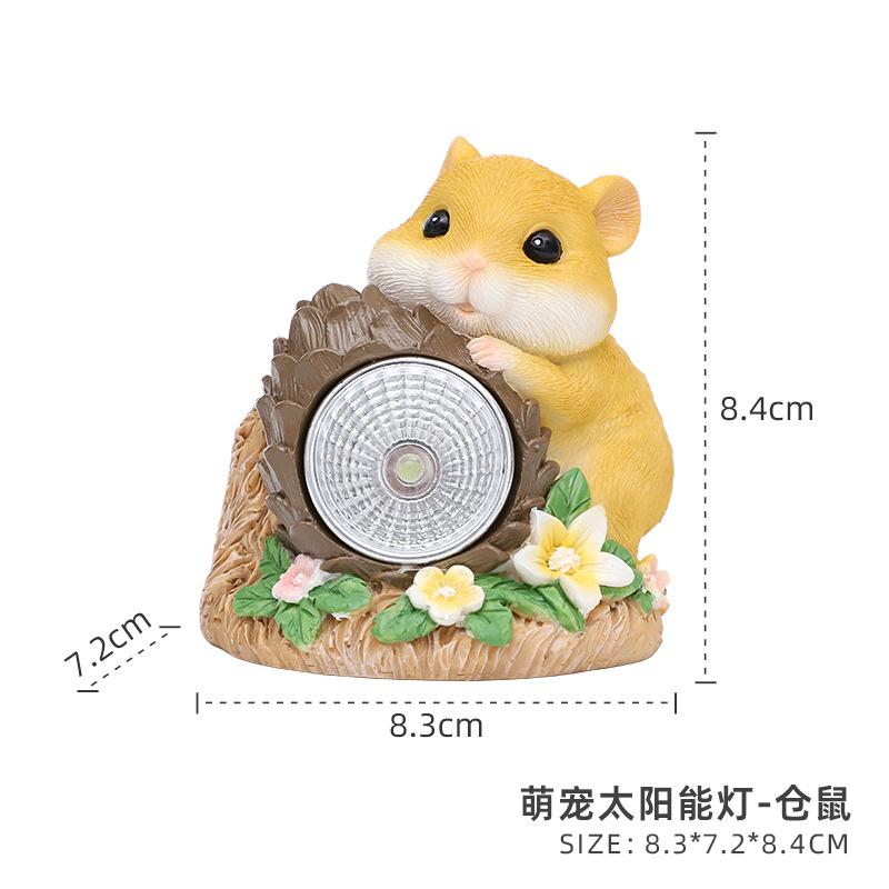 Đèn sân vườn năng lượng mặt trời hình động vật, đèn cảm biến trang trí sân vườn, ban công và sân nhà (RG-209)