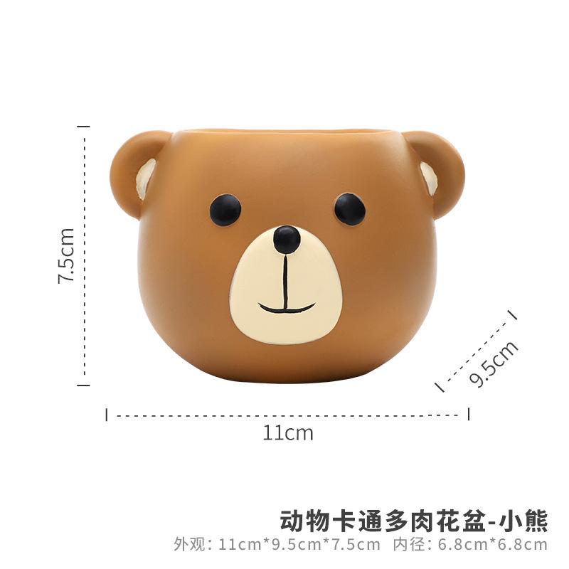 Chậu cây mọng nước hình cú mèo resin, chậu mini trang trí nhà, sân vườn và tiểu cảnh (RG-231)