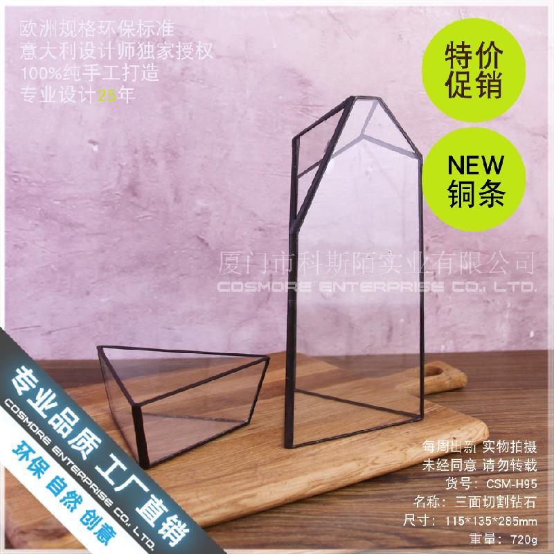 Bình kính tạo cảnh không đều, bình rêu DIY (DG-68)