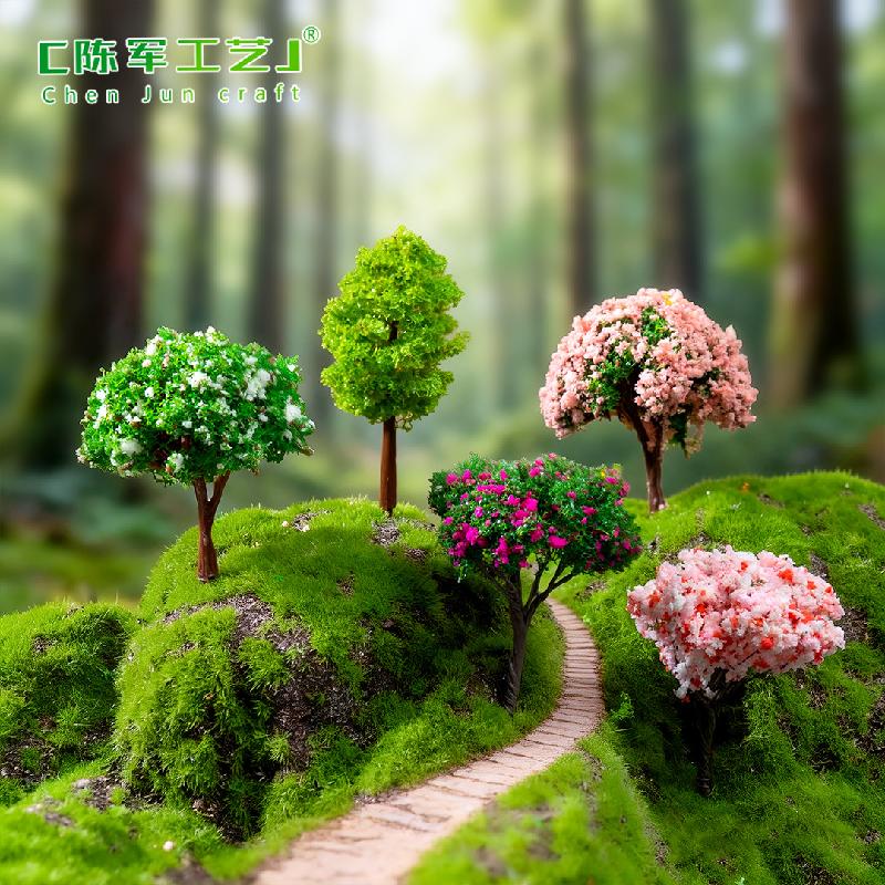 Cây thông, hoa anh đào mini, trang trí cây cảnh đa dụng (ZC-28)