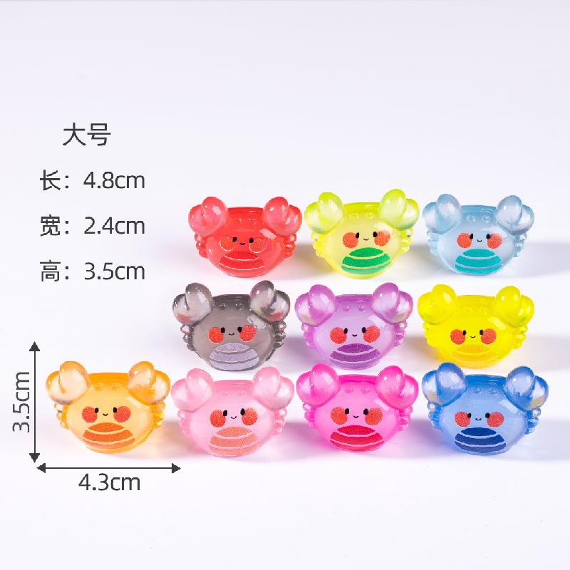 Cua mini phát sáng – Mô hình cua dạ quang, trang trí bàn (M-885)