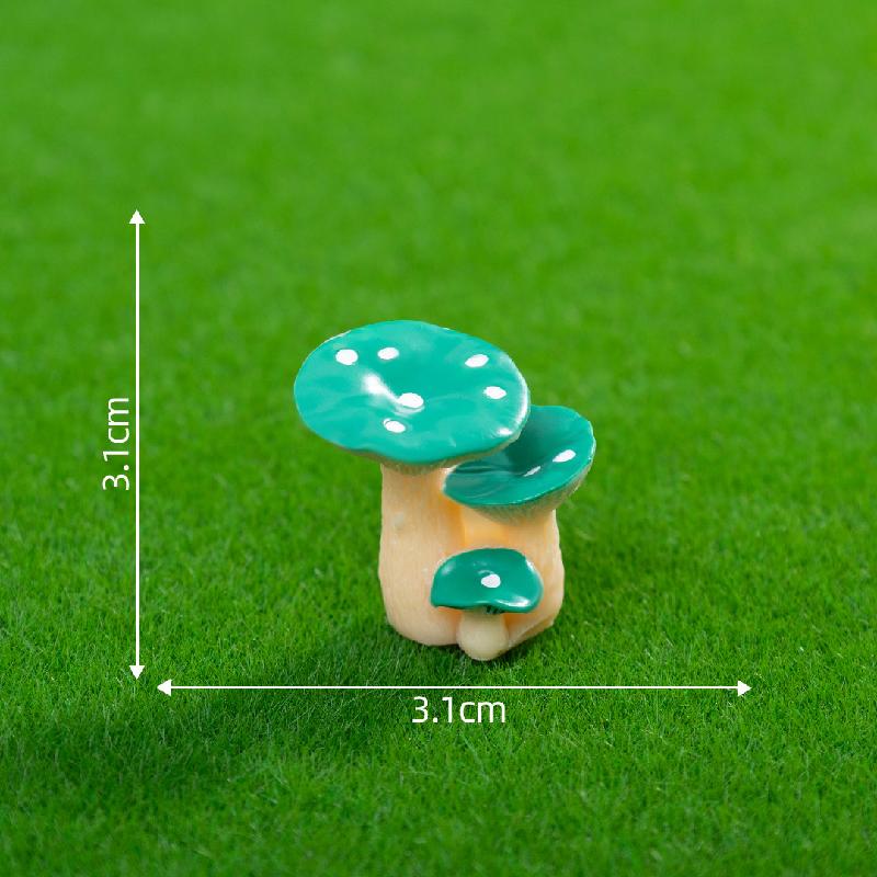 Tiểu cảnh nấm nhựa, trang trí DIY mini, tiểu cảnh dễ thương (ZC-8)
